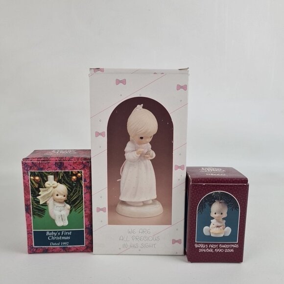 Precious Moments 102903 We Are All Precious in His Sight Holding Shell Figure - Picture 6 of 6